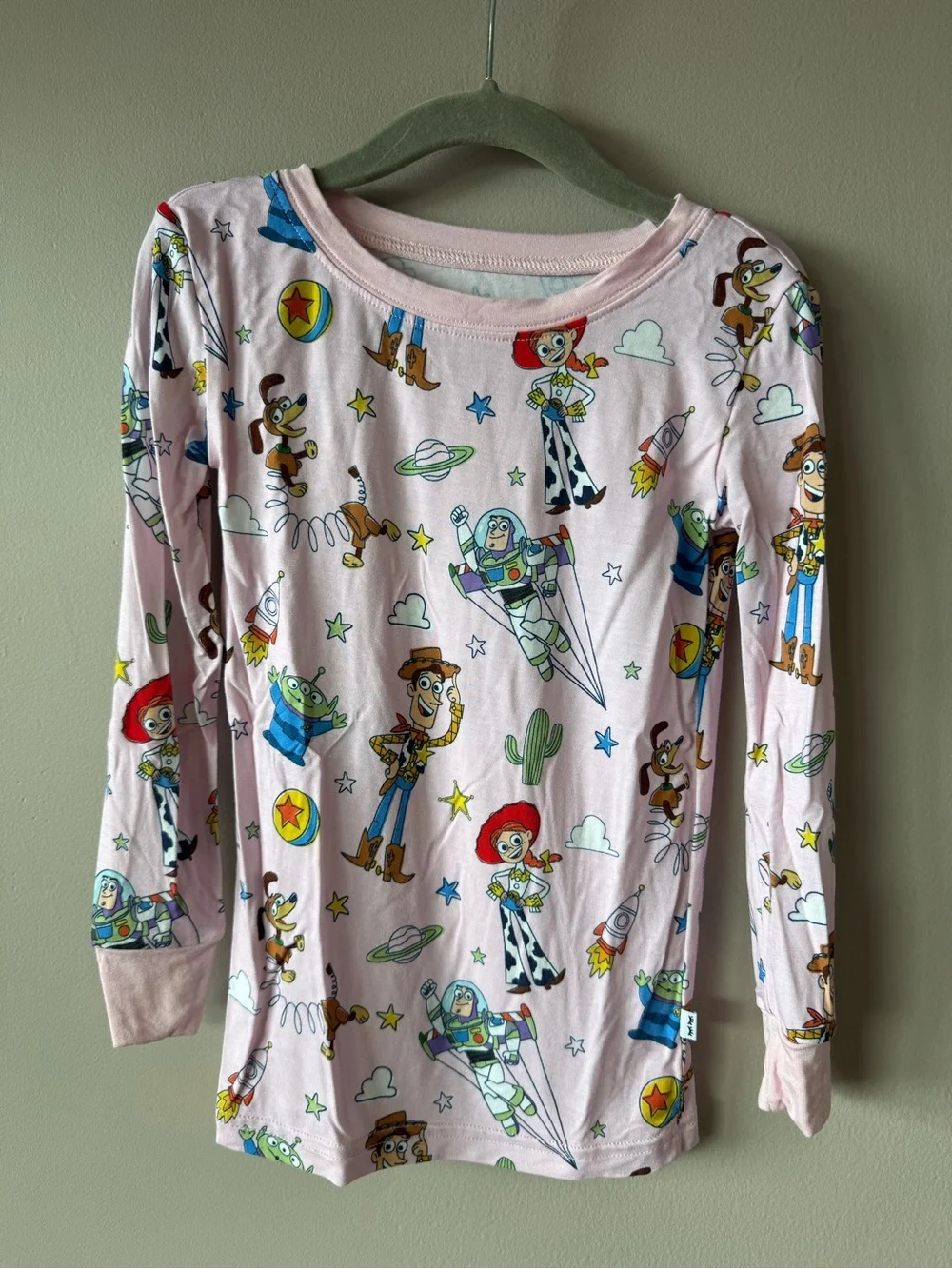 Little Sleepies x Disney Pixar Bamboo Pink Toy Story Long Sleeve PJ‎ Set 3T